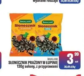 Słonecznik prażony w łupinie Bakalland promocja w Tomi Markt