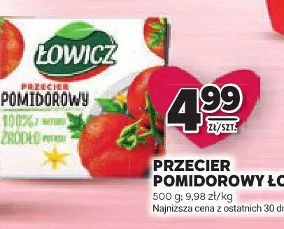 Przecier pomidorowy Łowicz promocja w Stokrotka
