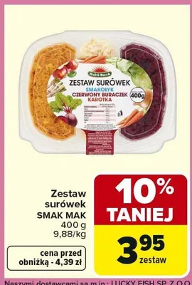 Zestaw surówek promocja w Carrefour Market