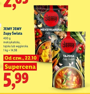 Zupy Świata tajska Jemy promocja w Lidl