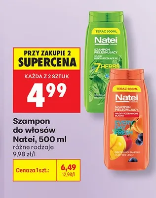 Szampon do włosów Natei 7 Herbs promocja w Biedronka