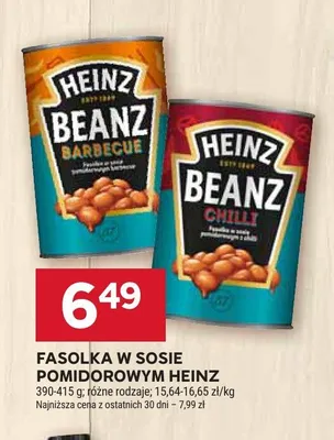 Fasolka w sosie pomidorowym Heinz Chilli promocja w Stokrotka