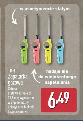 Zapalarka gazowa Tom promocja w Aldi