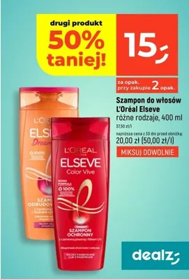 Szampon do włosów różne rodzaje promocja w Dealz