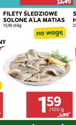 Filety śledziowe solone a'la matias promocja w Stokrotka