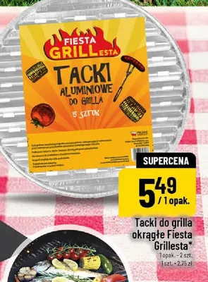 Tacki do grilla okrągłe promocja w POLOmarket