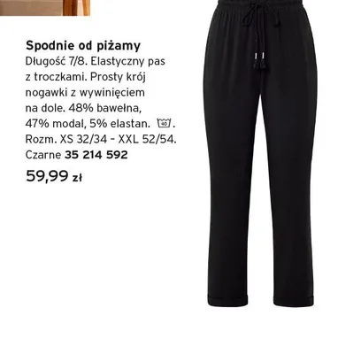 Spodnie od piżamy damskie Tchibo promocja w Tchibo