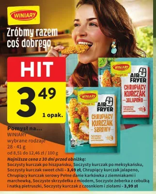 Pomysł na... WINIARY Soczyste żeberka z cebulką i natką pietruszki promocja w Intermarche