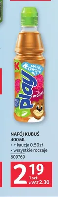Napój Kubuś promocja w Selgros