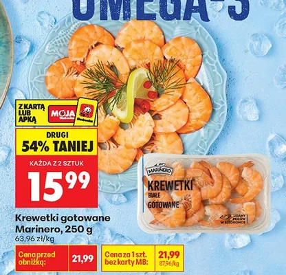 Krewetki gotowane promocja w Biedronka