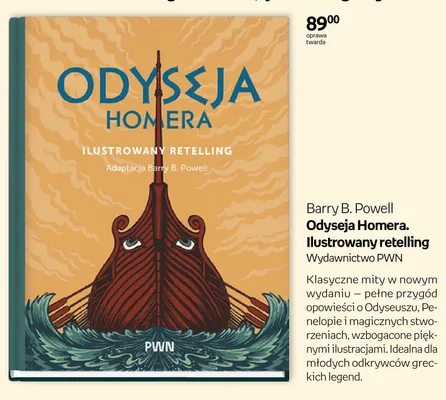 Książka Odyseja Homera. Ilustrowany retelling promocja w Empik
