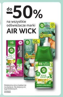 Odświeżacze marki Air Wick promocja w Selgros