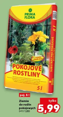 Ziemia do roślin pokojowych PRIMA FLORA promocja w Kaufland