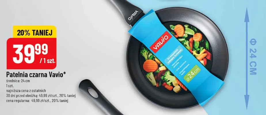 Patelnia czarna promocja w POLOmarket