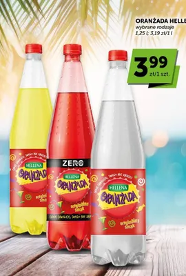 Oranżada Hellena oryginalny smak Zero promocja w Euro Sklep
