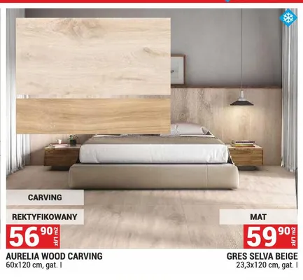 Gres Selva Beige 23,3x120cm gat. I mat promocja w Merkury Market