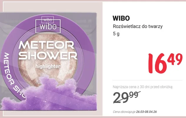 Rozświetlacz do twarzy promocja w Rossmann