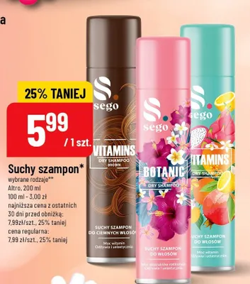 Suchy szampon promocja w POLOmarket