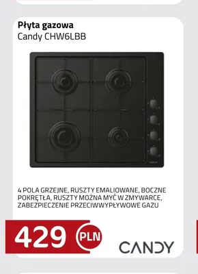 Płyta gazowa Candy CHW6LBB promocja w kakto.pl