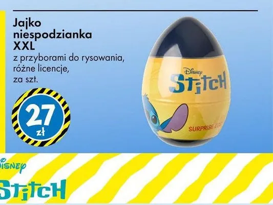 Jajko niespodzianka XXL Lilo i Stitch promocja w Tedi