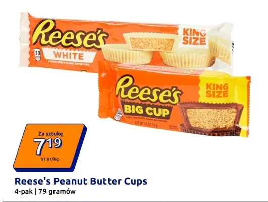 Peanut Butter Cups Big Cup promocja w Action