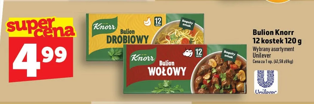 Bulion wołowy Knorr promocja w TOPAZ