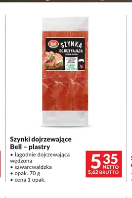 Szynka szwarcwaldzka Bell plastry promocja w Makro