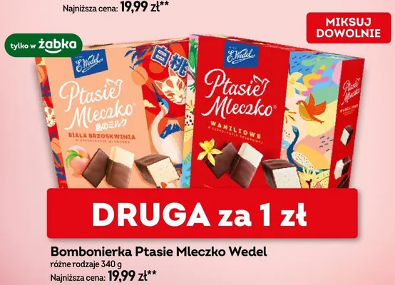 Bombonierka Ptasie Mleczko Wedel promocja w Żabka