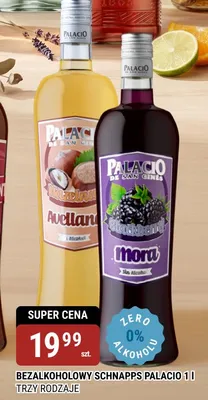 Bezalkoholowy schnapps Palacio Hazelnut promocja w bi1