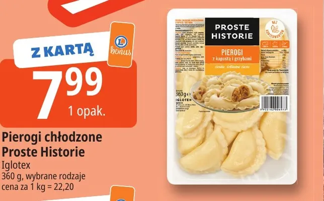 Pierogi chłodzone Proste Historie promocja w Leclerc
