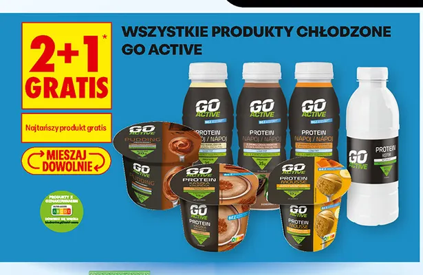 Produkty chłodzone Go Active promocja w Biedronka