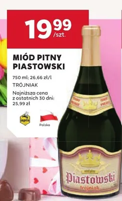 Miód pitny trójniak promocja w Stokrotka