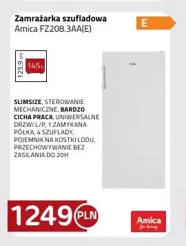 Zamrażarka szufladowa Amica FZ208.3AA(E) promocja w kakto.pl
