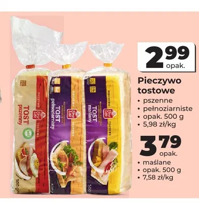 Pieczywo tostowe pszenne Fine Life promocja w Odido