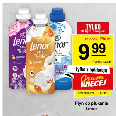 Płyn do płukania Lenor Blütentraum promocja w Gram Market