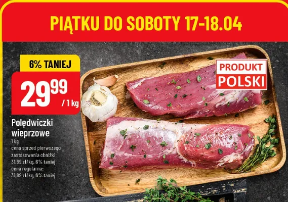 Polędwiczki wieprzowe promocja w POLOmarket