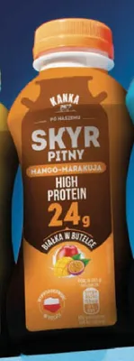 Skyr pitny mango-marakuja Kanka promocja w Delikatesy Centrum