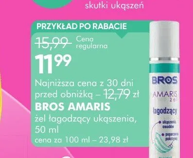 Żel łagodzący ukąszenia Bros Amaris promocja w Super-Pharm