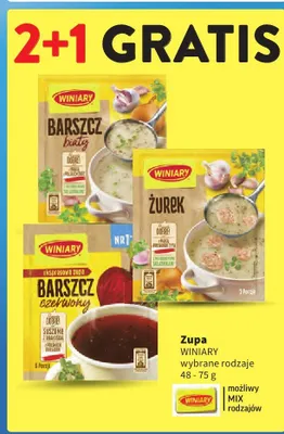 Zupa wybrane rodzaje promocja w Intermarche