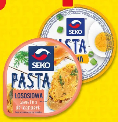 Pasta łososiowa Seko promocja w POLOmarket
