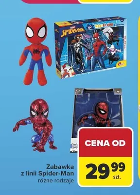 Maskotka Spider-Man promocja w Carrefour