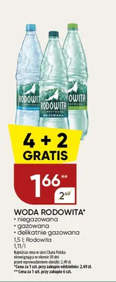 Woda gazowana Rodowita promocja w Chata Polska