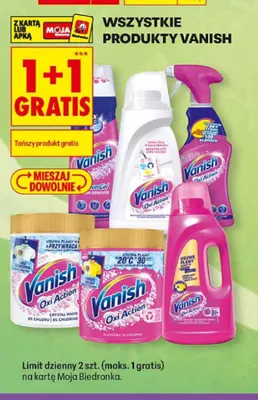 Produkty Vanish promocja w Biedronka