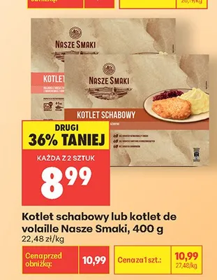 Kotlet de volaille Nasze Smaki promocja w Biedronka