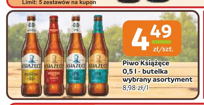 Piwo Książęce promocja w Gama