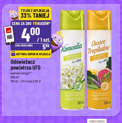 Odświeżacz powietrza UFO Owoce Tropikalne promocja w POLOmarket