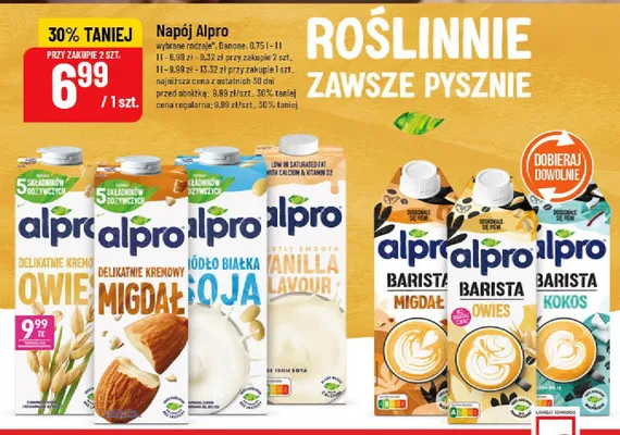 Napój roślinny delikatnie kremowy owies promocja w POLOmarket
