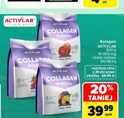 Kolagen 10 000 mg Activlab promocja w Carrefour