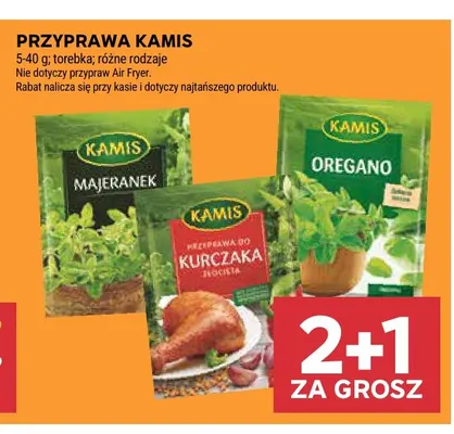 Przyprawa do kurczaka złocista Kamis promocja w Stokrotka
