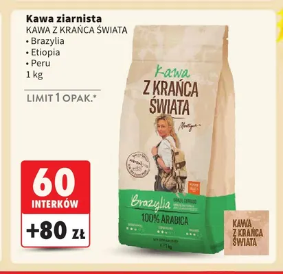 Kawa ziarnista Kawa z Krańca Świata Brazylia promocja w Intermarche